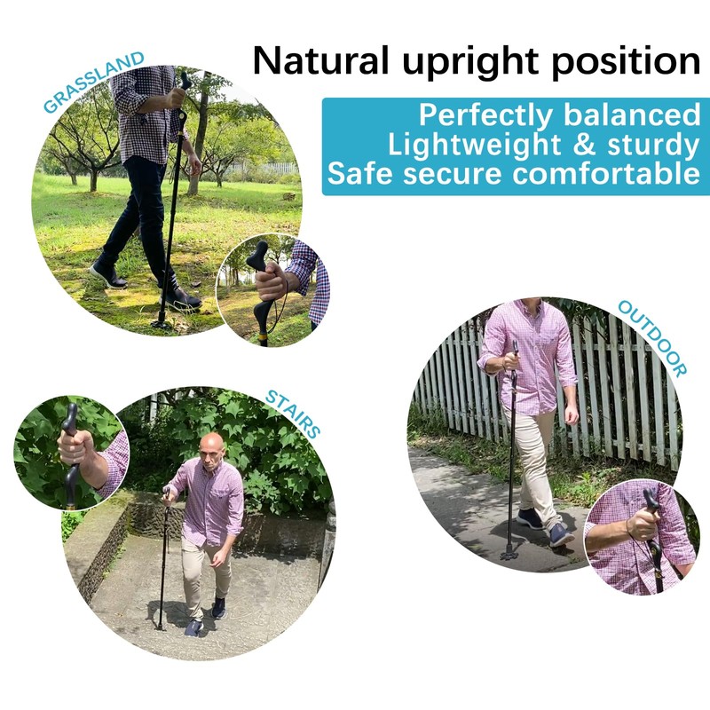 Honmido Walking Cane Foldable for Men & Women Seniors for
