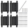 uxcell Spring Hinges, 4Pcs 3" - Double Action Self-Closing Door