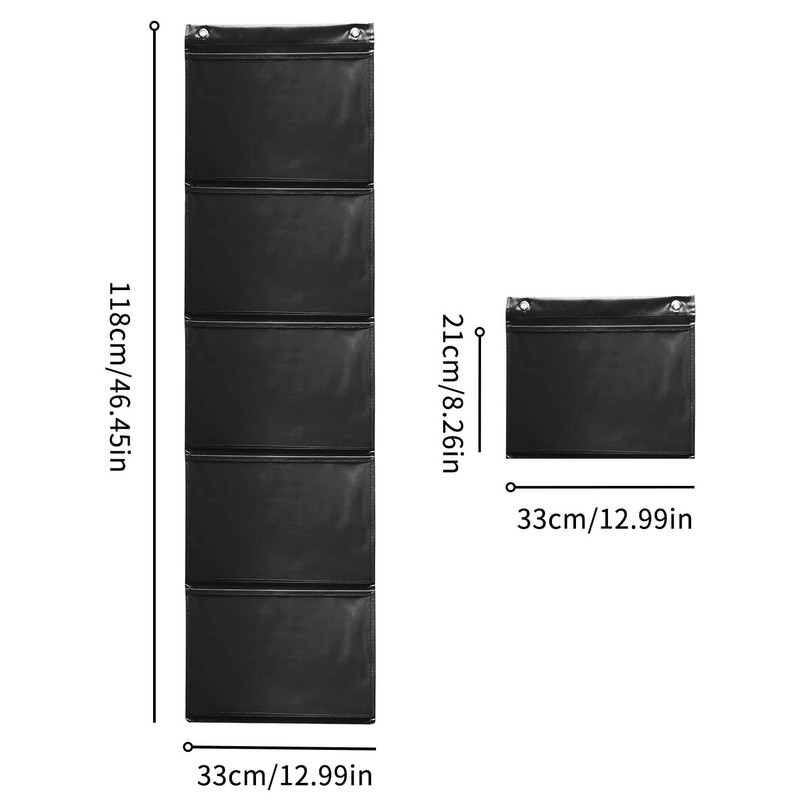 Mewise Pocket Chart for Classroom Cards,Drawing,Pictures,Class Demonstrations,Haning Wall File Organizer