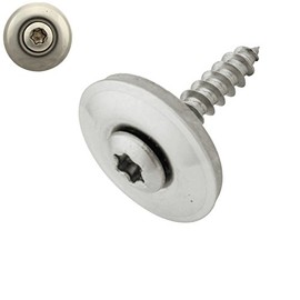 Pack of 25 Spengler Screws with EPDM Sealing Washer - 20 mm - Hexalobular TX - 4.5 x 20 mm DIN7995 Stainless Steel A2 V2A - SC-Normteile