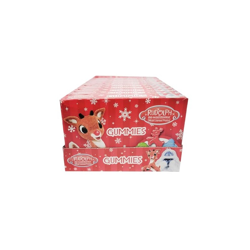 Needzo Rudolph The Red Nosed Reindeer Variety Flavor Gummies (12