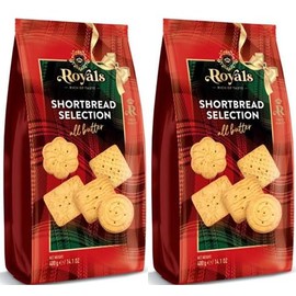 Bergen Shortbread Cookies Mix (14.1oz / 400g (Pack of 2), 28.2, Ounce)