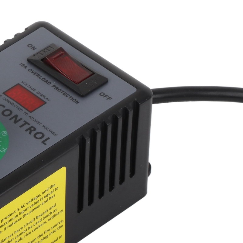 Spacnana AC220-240V Input 0-220VAC Output Variable Speed Controller with Overload