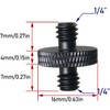LRONG 2pcs 1/4 inch Male to 1/4 inch Male Threaded