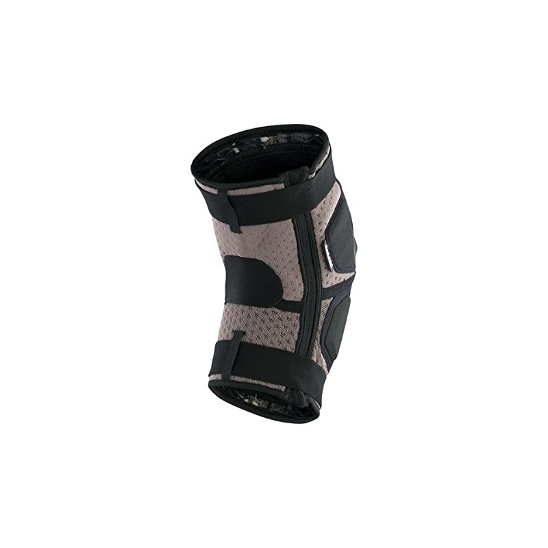 Ion K-Pact Zip Bicycle Knee Pads Black/Gloomy Sand 2024: Size: