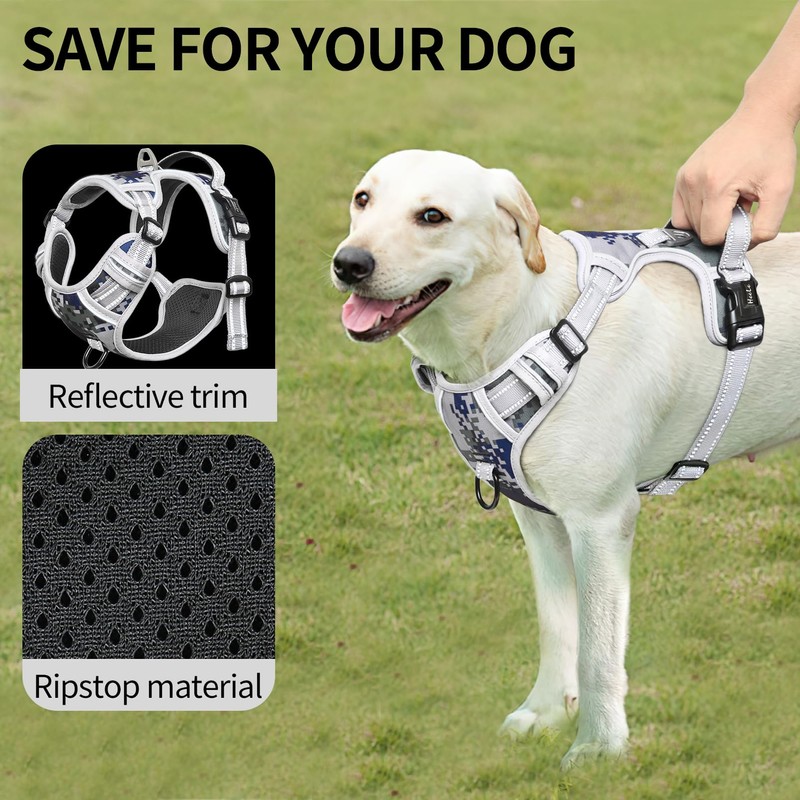 HEELE Dog Harness for Small Medium Large Dogs No Pull