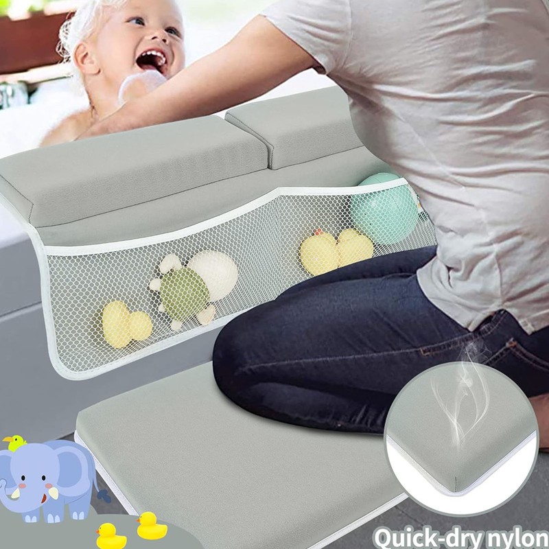 Bath Kneeler and Elbow Rest Pad Set Non Slip Quickly