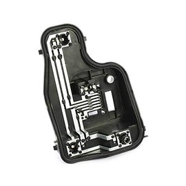 Volkswagen Original Lamp Holder for Left Rear Light (Driver's Side), Black, Halogen, Car, Rear Light Holder, Lamp Holder