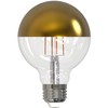Bulbrite 776923 10-Pack Filaments G25 Half Gold Light Bulb