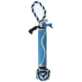 Grriggles Knot Just Rope Dog Toy, 15-1/2-Inch, Bluebird