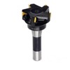 OSCARBIDE Indexable End Mill,R8 Shank,3" Cutting Diameter,6" Overall Length,90 Degree,5