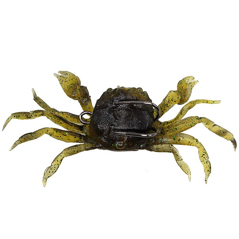 XECRDP 3 PCS 10cm 30g Soft Fishing Lures Crab Artificial