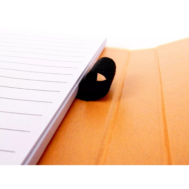 Sweda Recycled Foldover Notebook & Pen, Wire Bound, 5" x