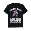 Forget toys i just wanna ride, Kids Dirt Bike T-Shirt