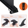 WOUMON Universal SUP Fin,Paddle Board Fins,Surfboard Fins for Longboards,Canoe