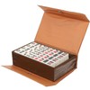 HEYOUTH Mini Mahjong Game, Majong Stones Game, Mahjong Board Game,