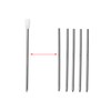 Pack of 10 Replacement D1 Black Ink Refills for Tech
