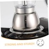 TEHAUX 5pcs Round Stainless Pot Stand Non Slip Gas Stove