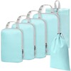 Compression Packing Cubes for Carry On Suitcases,6pcs a Set Compression