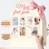 3D Pink Bow My First Year Photo Frame Board Monthly