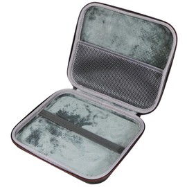 Maoershan - Funda de transporte dura de EVA para espejo de aumento FASCINATE 10 x 1 x 1 x doble cara, espejo de cambiador recargable (no incluye espejo), Negro -