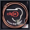 Clipa 2 Clipa Bag Hanger Polished Copper/Rose Gold Purse Hanger