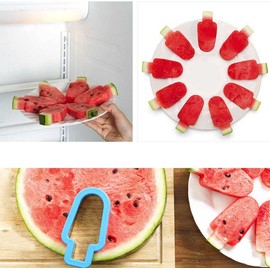 Popsicle Shape Mold Watermelon Slice Model, Outdoor Popsicle Shape Mold Watermelon Slicer Model, Summer Cutting Fruit Tools, Popsicle Shape Mold, Fruit Watermelon Slicer for Family Parties Camping