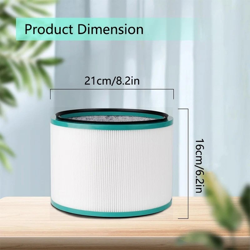 Filter 1-pcs HP01 HP02 filter replacement, compatible with Dyson HP01/DP01