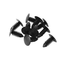 TUCKBOLD 6mm Hole Dia Plastic Rivets Fastener Fender Bumper Push Clips 10pcs Automotive Parts