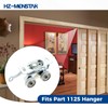 HZ-MONSTAR 2 Pack Sliding Pocket Door Hardware Kit, Sliding Door