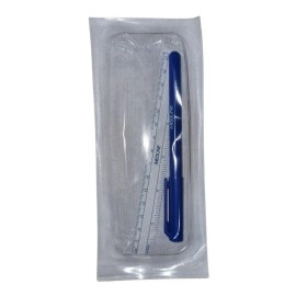 Regla Flexible + Marcador Piel Quirúrgico 10 Piezas
