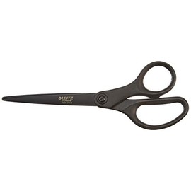 Leitz 54196095 180 mm Non Stick Titanium Scissors - Black