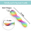 PrimaStella - Juego de cucharas masticables de silicona para bebés
