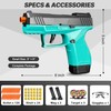 NUOLPIOM Automatic Shell Ejecting Toy Gun for Boys, Soft Bullet