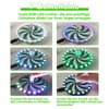 pemenol Round RGB Light Soldering Electronic Kit with 7 Light