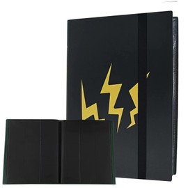9 Pocket Trading Card Album ， Scrapbook ， Scrapbook Trading Cards Album Binder with 360 card capacity (black)