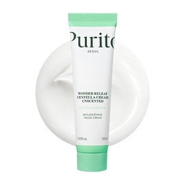 PURITO Crema Centella Sin Perfume, Centella Coreana, para Todos los Tipos de Piel, Crema Facial Calmante, Cuidado de la Piel Coreana, K-Beauty, 50ml 1.7 fl.oz