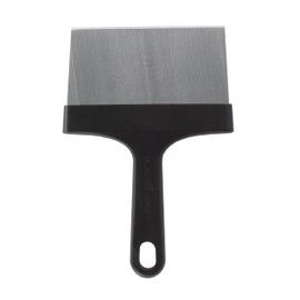 Blackstone 5061 - Rascador de plancha resistente de 6 pulgadas, acero inoxidable | Mango resistente al calor, parte superior plana, mango de plástico 