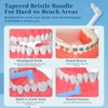 10PCS Soft Single Tufted Toothbrushes for Braces Detail Cleaning, Interspace