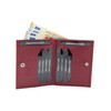 Leather Boxed Style wallet with large coin compartment LEAS, Genuine