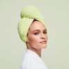 DevaCurl DevaTwist Toalla de Microfibra Anti-Frizz, Diseño Manos Libres