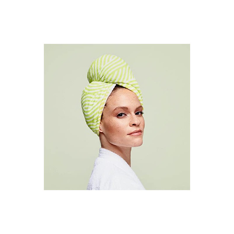 DevaCurl DevaTwist Toalla de Microfibra Anti-Frizz, Diseño Manos Libres