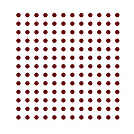 Generic Round Basic Maroon Velvet Bindis Fashionable trendy Bindi for womens and girls for Festive ocaasion, Small