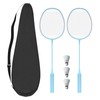 Badminton Rackets Set for Outdoor Backyard Games Including 2 Rackets