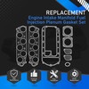YzusGomumu Engine Intake Manifold Fuel Injection Plenum Gasket Set Compatible