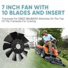 53822 7" 10 Blade Transmission Fan Fits Husqvarna Craftsman Tractor