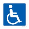 stika.co Blue Badge Disabled Logo Window Sticker - Static Cling