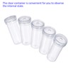 M METERXITY Floral Water Tubes with Lids 200 Pack -