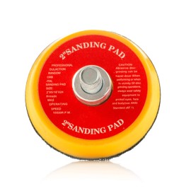 GP12709 Hook and Loop Rotary Backing Pad with 5/16'' -24 Thread, Sanding, Polishing Backer/Diameter 2 inch