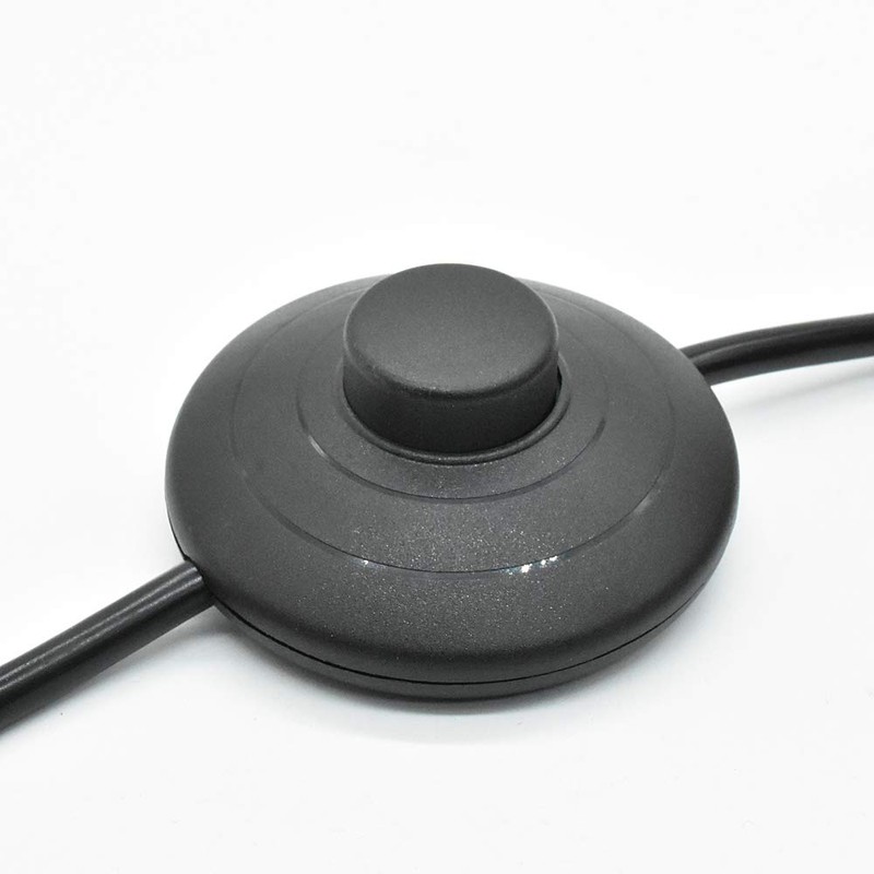 3 m Connection Cable Black with Earthing Contact Plug Type